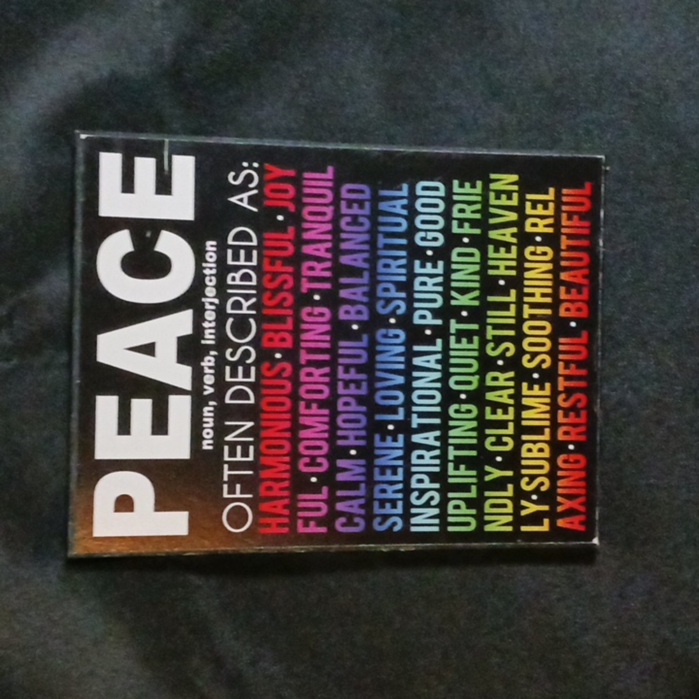 Peace Plaque